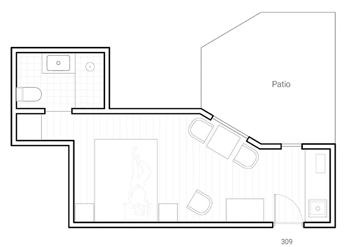 公寓 Sombrita Del Sol Interior